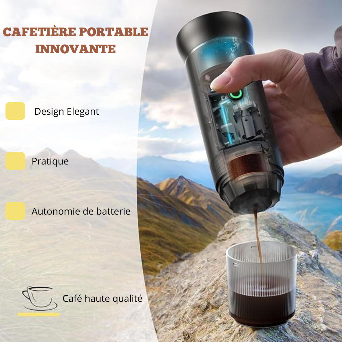CaféDélice™  - Cafetière Nomade