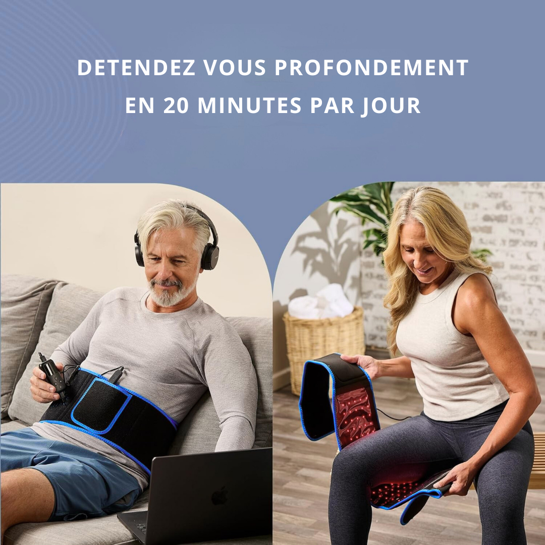 Rediva™ - Ceinture de Luminothérapie Soulagement Naturel des Douleurs