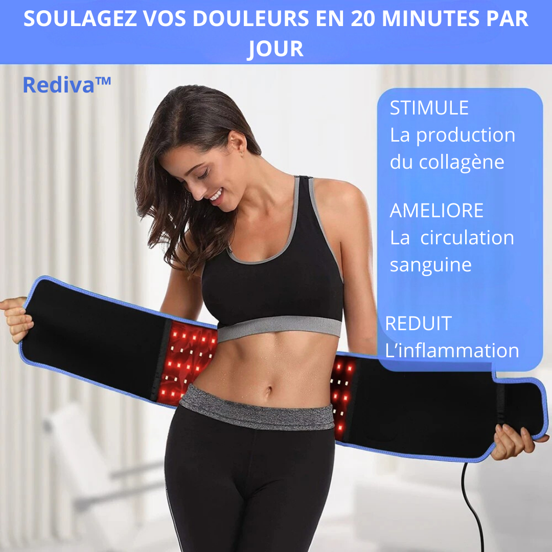 Rediva™ - Ceinture de Luminothérapie Soulagement Naturel des Douleurs