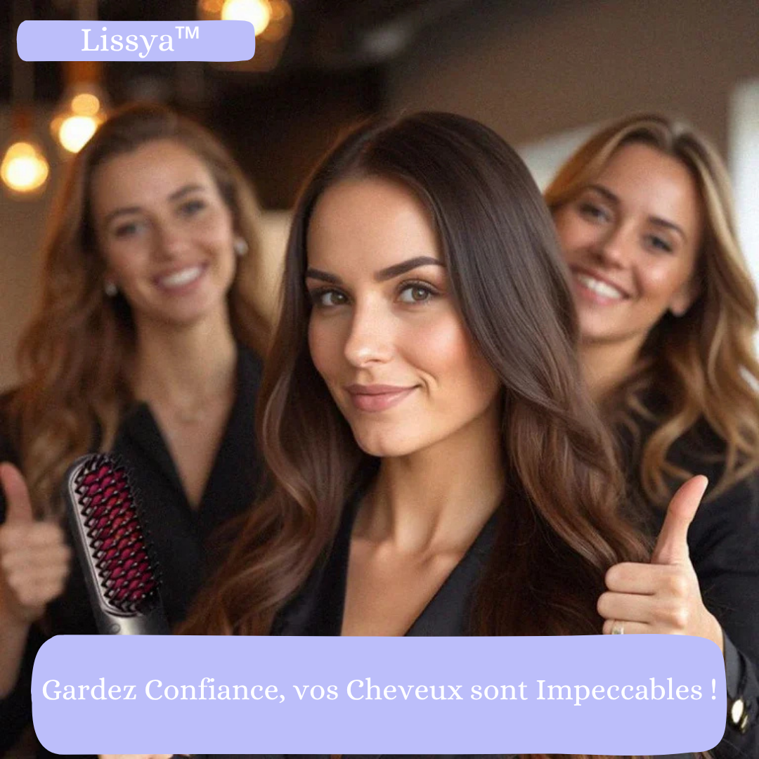 Lissya™  -  Gardez vos cheveux lisses même en temps humide