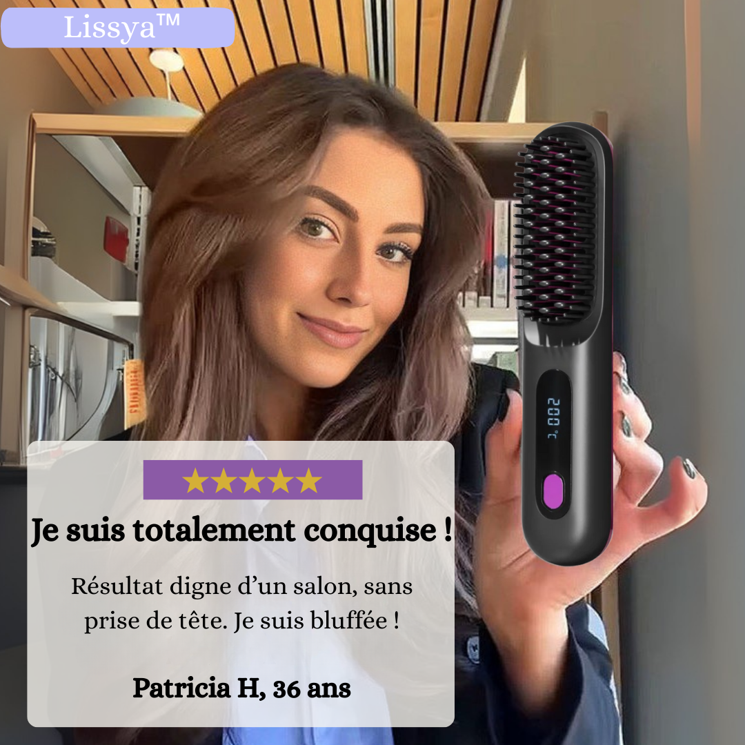 Lissya™  -  Gardez vos cheveux lisses même en temps humide