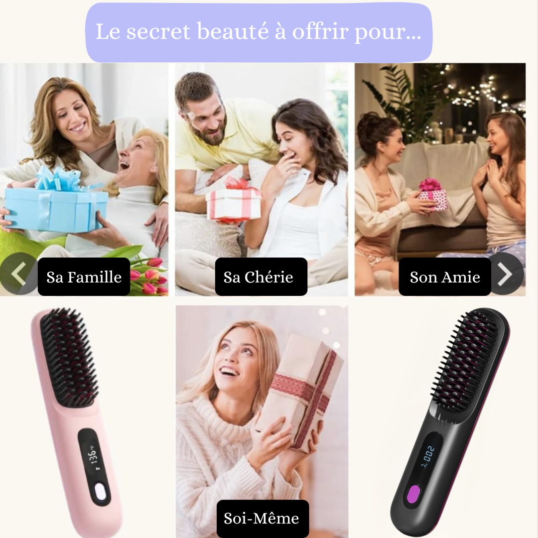 Lissya™  -  Gardez vos cheveux lisses même en temps humide